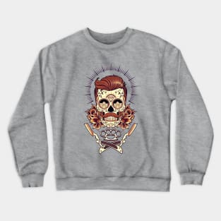 skull mexican Crewneck Sweatshirt